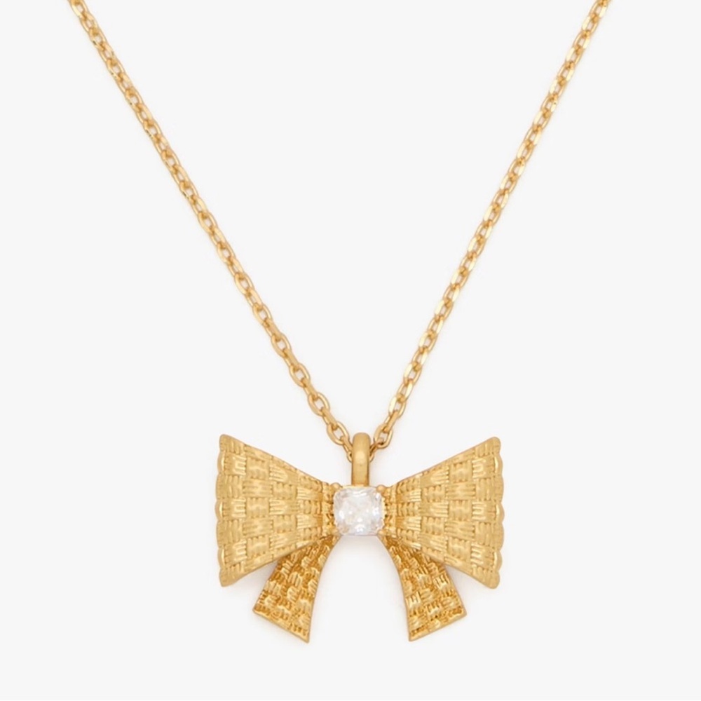 $79 Kate Spade Wrapped In A Bow Mini Pendant